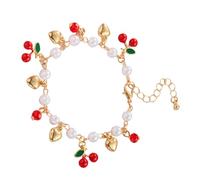 HUAJINGKEJI Perles de fruits délicates confortables en forme de cœur - Texture en alliage - Convient pour les chercheurs individuels - Chaîne de fruits, taille unique, Comme décrit