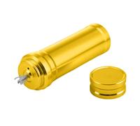HUAJINGKEJI Petit brûleur à alcool portable léger doré pour le camping en plein air