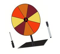 HUAJINGKEJI Plateau tournant de table réutilisable effaçable pour les fêtes, les carnavals, les activités en salle de classe, le bureau