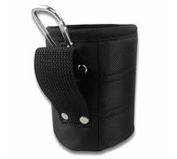 HUAJINGKEJI Pochette à outils multifonction noire pour vis et clous - Sac banane épais résistant à l'usure