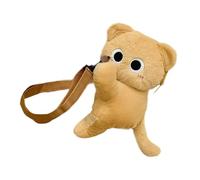 HUAJINGKEJI Sac à bandoulière sur le thème des jouets à fourrure avec espace de rangement généreux, forme ergonomique pour un confort prolongé, organiseur de jouets familial, jaune, One Size