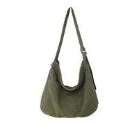 HUAJINGKEJI Sac à bandoulière vintage décontracté et tendance de grande capacité pour étudiant, Vert, As shown in the picture (error 1-3cm)