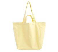 HUAJINGKEJI Sac à main décontracté en toile, polyvalent, sac de courses à bandoulière, sac de voyage, grande capacité, jaune, As shown in the picture (error 1-3cm)