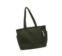 HUAJINGKEJI Sac à main simple pour femme - Sac à main assorti sous les bras - Grande capacité - Pour l'école - En velours côtelé - Couleur unie - Grande capacité, Vert, One Size