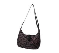 HUAJINGKEJI Sacs à bandoulière tendance avec imprimé léopards pour femmes, sacs à bandoulière pour raviolis avec réglable, Couleur café., As shown in the picture (error 1-3cm)