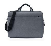 HUAJINGKEJI Sacs à la mode, sac d'ordinateur portable 15,6 17 pouces housse pour étui avec bretelles sac à main ordinateur portable antichoc protection B, gris, 34*7*45cm