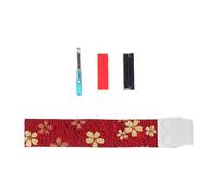 HUAJINGKEJI Sangle de clavier ergonomique avec sangle adhésive en tissu feuille d'or facile à attacher et à détacher pour un transport confortable des touches