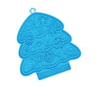 HUAJINGKEJI Silicone Pet ralentit manger tapis pour réduire le risque d'étouffement Facile à laver Base ventouse Placement stable sur surfaces dures Mangeoires pour animaux de compagnie
