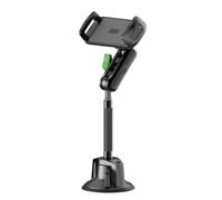 HUAJINGKEJI Support de téléphone à ventouse automatique - Support de navigation fixe réglable et incliné pour téléphone portable - Pour camion, voiture, tableau de bord - Support de tablette avec