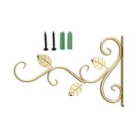 HUAJINGKEJI Support mural européen pour pot de fleurs - Crochet en fer - Décoration de la maison - Panier en osier