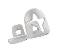 HUAJINGKEJI Unique Star Copper Grillzs Dentals Body Jewelry for Hip Hop Event Daily Use Copper Star Grillzs for Party, taille unique, Comme décrit, Comme décrit.