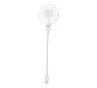 HUAJINGKEJI Ventilateur de bureau USB coudé réglable avec interrupteur marche/arrêt flexible pour bureau, dortoir, camping, alimentation 5 V