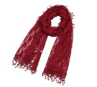 HUAJINGKEJI Voile en dentelle élégante pour mariage, hijab traditionnel, châle en dentelle, couvre-tête pour chapelle catholique, coiffe formelle, écharpe de mariée élégante, b, Taille unique