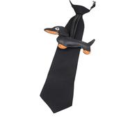 HUAJINGKEJI Wiener Cravate pour chien en mélange de polyester facile d'entretien Convient pour un usage professionnel décontracté, Noir , taille unique