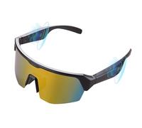 HUAJUN Lunettes de Soleil Bluetooth Intelligentes, Lunette Protection de Cyclisme, Réponse en un Clic, Protection UV, Navigation Vocale, pour Homme et Femme, Cyclisme, Course, Ski