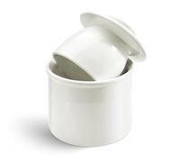 Huakaile Beurrier en céramique, joli récipient à beurre scellé à l'eau avec couvercle, beurrier vintage français à tartiner, support pour comptoir de cuisine, accessoires de décoration pour épis de