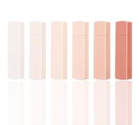 Huakaile Lot de 6 rubans correcteurs mignons avec dégradé de couleur, stylo à bande blanche esthétique, gomme blanche pour écrire, prendre des notes, apprendre, fournitures scolaires et de bureau