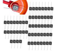 Huakaile Lot de 60 têtes de débroussailleuse à double ligne de 15 cm, tête de rechange universelle pour débroussailleuse électrique, sans fil, alésage de 0,5 cm