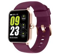 HUAKUA Montre Connectée Homme Femme Smartwatch Oxymetre Montre Sport pour Android iOS 1,69 Pouces Podometre Cardiofrequencemetre Montre Intelligente Etanche IP68 Calories Sommeil Chronometre Météo