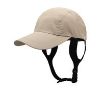 Huakunda Chapeau de Surf pour Homme avec mentonnière Chapeau de Soleil Casquette de Baseball Cap de Plage légère pour la pêche,Le Sports Nautiques (Kaki)
