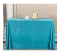 HUALEMEI Couleur Solide Velours d'or Rectangulaire Nappe,Épaissir Rides-résistant Tissu De Table,Lavable Poids Lourd Table Couverture-L 200x200cm(79x79inch)
