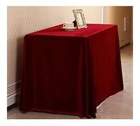 HUALEMEI Couleur Solide Velours d'or Rectangulaire Nappe,Épaissir Rides-résistant Tissu De Table,Lavable Poids Lourd Table Couverture-B 160x160cm(63x63inch)