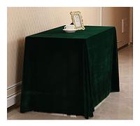 HUALEMEI Couleur Solide Velours d'or Rectangulaire Nappe,Épaissir Rides-résistant Tissu De Table,Lavable Poids Lourd Table Couverture-H 160x160cm(63x63inch)