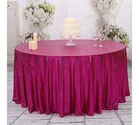HUALEMEI Paillettes Nappes,Romantique Rond Rectangulaire Tissu De Table,Cryptage Jetables Couverture De Table Décoration pour Hotel Mariage Banquet C 228x305cm(90x120inch)