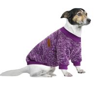 HuaLiSiJi 4XL Pull Polaire Grand Chien Pull Chaud Grand Chien Pull Chien Grande Taille, Chaud et Léger, Texture Douce, élastique Facile à Porter, Couleurs Vives (Violet, 4XL)