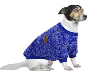 HuaLiSiJi 4XL Pull pour Chien Pull Chihuahua Pull Polaire Chien Sweat Shirt Chien, Vetement Chien Élasticité Douceur Confort et Chaleur pour Chiot Petit Moyen Grand Chie (Bleu Foncé, 4XL)