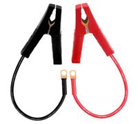 HuaLiSiJi Cable Pince Crocodile Voiture 8AWG 10 mm² Pince Crocodile avec Cable Batterie 12V 24V, pour Booster de Démarrage de Saut de Voiture Portable Jump Starter (50cm)
