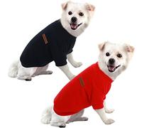 HuaLiSiJi Chihuahua Pull pour chat, avec une texture douce, élastique facile à porter et des couleurs vives (XS, Rouge+Noir)