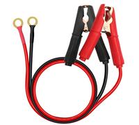 HuaLiSiJi Pince Crocodile Batterie 12V 24V Pince Cable Batterie Voiture avec Borne à Joint Torique 12AWG 30A for Automotive Battery Other Equipment (2 m)