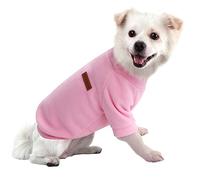 HuaLiSiJi Pull à capuche pour chien en polaire pour chihuahua, élastique, doux, confortable et chaud, facile à mettre et à enlever, couleur vive (rose, XXL)
