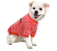 HuaLiSiJi Pull de Noël pour Chien Pull-Overs pour Chiens Sweat pour Chien Pull Polaire Chien,Chaud et Léger, Texture Douce, élastique Facile à Porter, Couleurs Vives (X-Small,Rouge)
