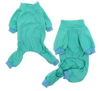 HuaLiSiJi Pyjama Chien Petite Taille,Pyjama Animaux Chien Léger Confortable,Extensible et Coquet, Facile à Mettre et à Enlever Convient Aux Chiens de Petite et Moyenne Taille (Bleu, 3XL)