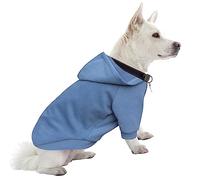 HuaLiSiJi Sweat Capuche Chien Confortable, Chaud et Léger - Pull Pour Petit Chien, Tissu Super Doux, Elastique Facile à Porter, Couleurs Vives (3XL, Bleu Brume)
