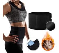 Hually Ceinture de Sudation, Ceinture Abdominale Néoprène,Ceinture Amincissante,Soutien du Dos,Fitness Sauna Perte de Poids,Ajustable Ceinture de Minceur Homme et Femme(avec Poche pour téléphone)