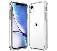 Hually Coque pour iPhone XR,Premium Antichoc, Anti-Rayures étui de Protection pour iPhone XR, Ultra Slim iPhone XR Cover with Shockproof Corners and Hard Back [Transparente]