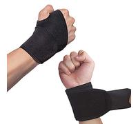Hually Protège Poignet, (1 Paire) Poignet Protège Bandage Protection de Poignets, pour Réduire Pression du Poignet/Chaleur du Poignet/Protection des Articulations pour Musculation,Gymnastique