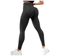 HUALONG 2026 Grande Taille Legging Anti-Cellulite à Compression Minceur Leggings Femme Taille Haute sans Couture Push-Up Opaque Yoga Pantalon Convient pour Fat Girl Grande Taille (XXXXXL)