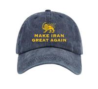 HUALONG Iran Hat, Casquette de Camionneur avec Signe du Lion et du Soleil, Casquette de Baseball Respirante pour Hommes et Femmes, pour Hommes Et Femmes Un Usage Quotidien (zq2-Navy, One Size)