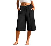 HUALONG Pantalon Longueur Mollet Léger et Respirant Ceinture élastique Confortable Ajustable pour marchés locaux et balades dominicales