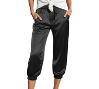 HUALONG Pantalon Longueur Mollet Naturel et Authentique Longueur Mollet optimisée Style Parfait pour Vacances Plage et détente Bord mer