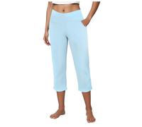 HUALONG Pantalon Taille Haute Capri Intemporel et Classique Taille Haute Gainante sculpte Silhouette pour Yoga Doux et séances Bien être Zen