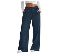 HUALONG Pantalon Yoga Femme Décontracté Moderne Urbain Style Actuel Coupe Slim évasé Subtil Silhouette Flatteuse sans Effet restrictif pour Rendez-Vous romantiques dîners soirées