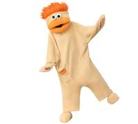 HUALONG Pyjama Adulte Ultra Doux Capuche Chaud Et Doux à Poches Pyjama Une PièCe Poisson Moche Pyjamas Femmes Hommes Pyjamas Animaux DéGuisement Nouveauté Pyjama DrôLe (Yellow, XL)