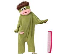 HUALONG Pyjama Une pièce Rigolo pour Adultes, Ultra Doux et Moelleux, avec Capuche, idéal pour Les soirées cinéma, Les Moments de détente en Famille et Moments de Confort Peignoirs en Flanelle (M)