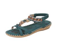 HUALONG Sandales à Talon Bloc Femme avec Bride, Chaussures d'Été Chic et Stables, Idéales pour le Bureau et Loisirs