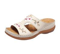 HUALONG Sandales Compensées Femme, Chaussures à Semelle Épaisse pour un Look Tendance et Stable